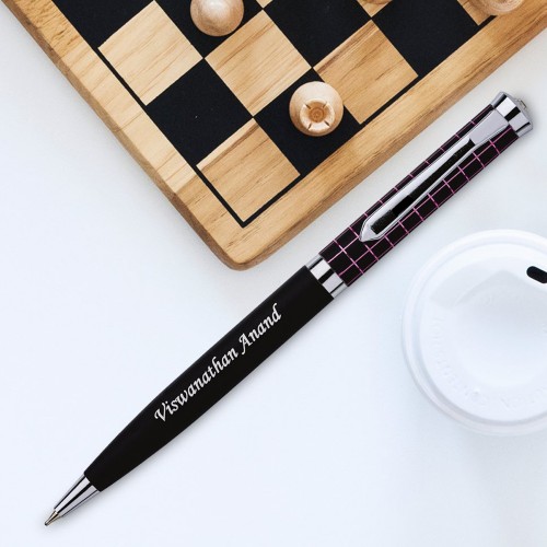 Personalized Gift Purple Stripes Pen