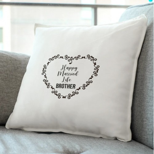 Happy married life Sis pillow