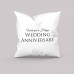 Wish you a happy wedding anniversary pillow